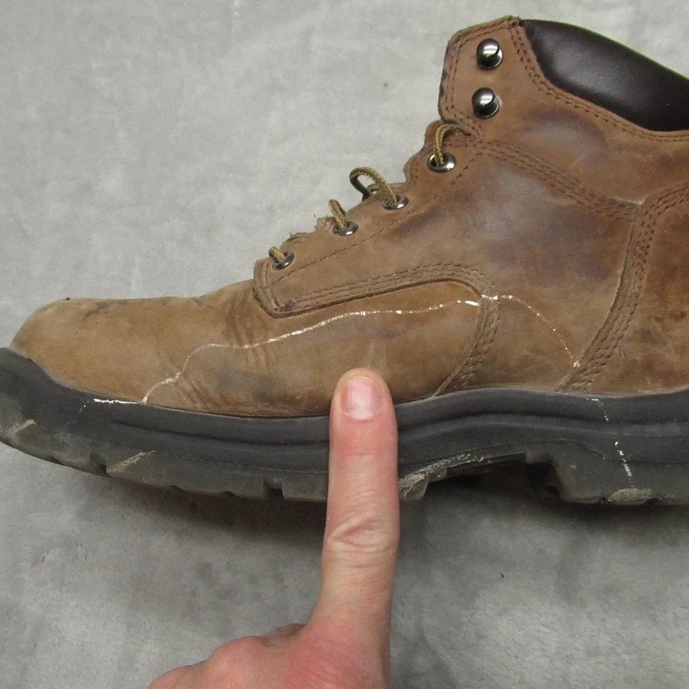 Red Wing Mens 9.5D King Toe Boots Brown Leather 435 Waterproof EH Soft Toe Work